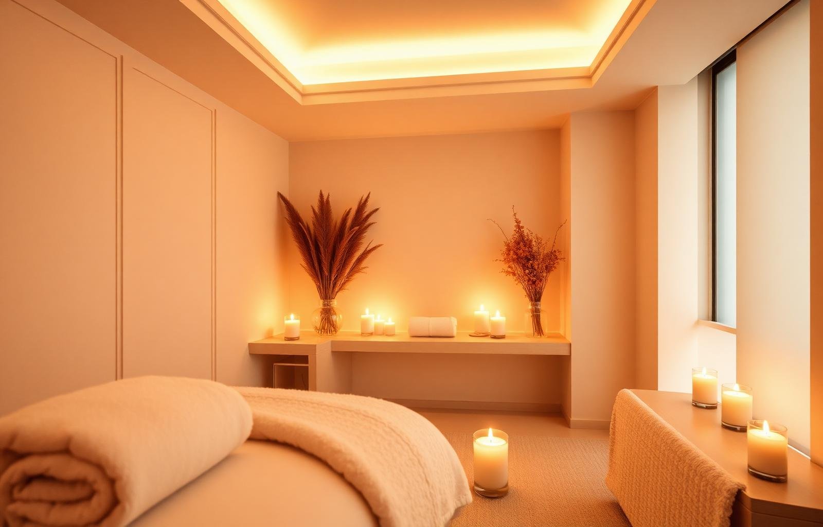 Serene treatment room
